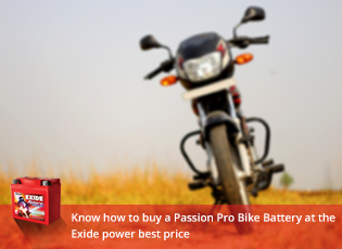 Know how to buy a Passion Pro Bike Battery at the 