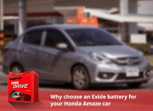 Why choose an Exide battery for your Honda Amaze c