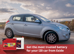 Get the most trusted battery for your i20 car from