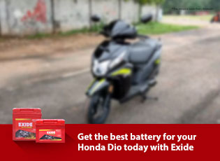 Get the best battery for your Honda Dio today with