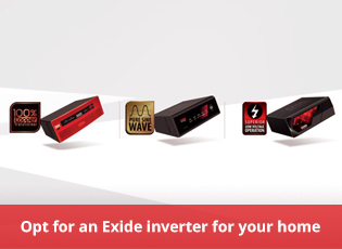 Opt for an Exide inverter for your home