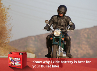 Know why Exide battery is best for your Bullet bik
