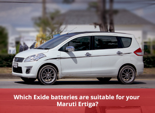 Which Exide batteries are suitable for your Maruti