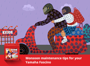 Monsoon maintenance tips for your Yamaha Fascino