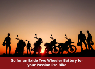 Get Superior Quality Two Wheeler Battery for Passi