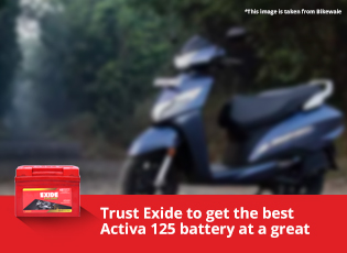 Trust Exide to get the best Activa 125 battery at 