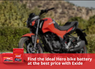 Find the ideal Hero bike battery at the best price