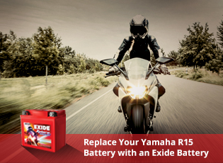 Replace Your Yamaha R15 Battery with an Exide Batt